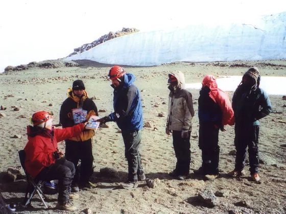 Kilimanjaro book signing